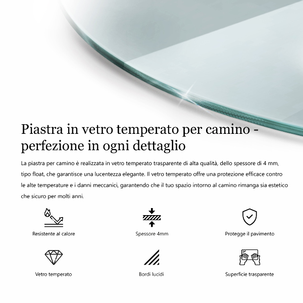 Protector de suelo para estufa fi90 cm