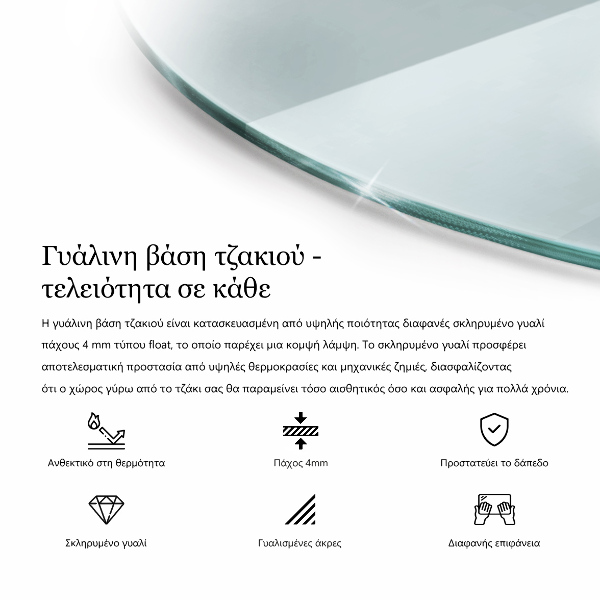 Protector de suelo para estufa fi90 cm