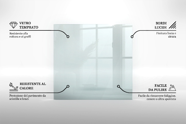 Placa protectora suelo estufa 140x70 cm