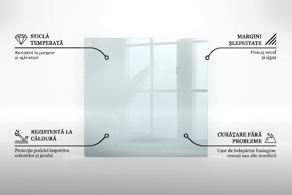 Placa protectora suelo estufa 80x60 cm