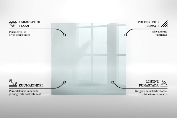 Placa protectora suelo estufa 80x60 cm