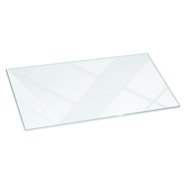 Placa de vidrio para chimenea semitransparente 140x70 cm