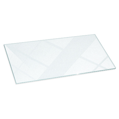 Placa de vidrio para chimenea semitransparente 140x70 cm