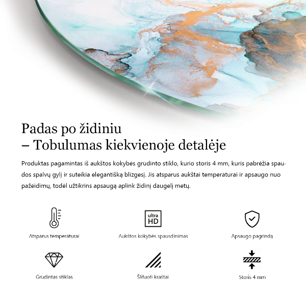 Cuarto de círculo protector suelo para estufa de leña Tablas de estilo rústico