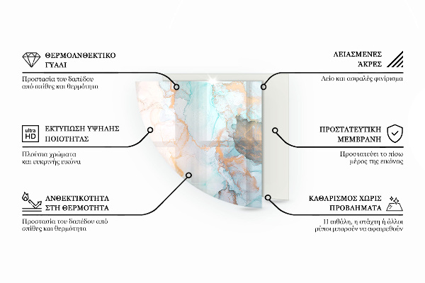 Cuarto de círculo protector de suelo para estufa Color oliva