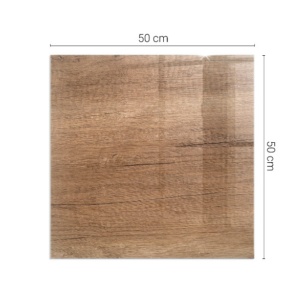 Cuadrada protector suelo para estufa de leña Patrón de madera natural