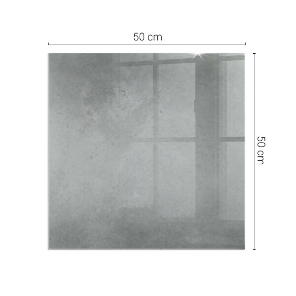 Cuadrada protector de suelo para estufa Textura de hormigón con efecto