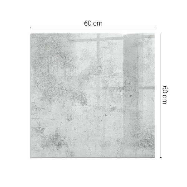 Cuadrada protector suelo para estufa de leña Textura de hormigón crudo