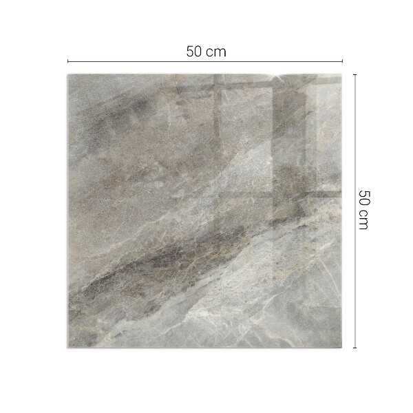 Cuadrada placa protección suelo estufa Patrón de piedra natural