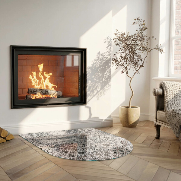 Lápida placa de protección para estufa Patrones de azulejos decorativos