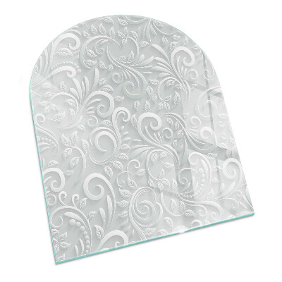 Lápida placa protectora suelo estufa Elegante patrón de planta