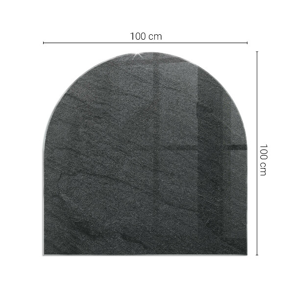 Lápida placa de vidrio para chimenea Textura de la superficie de la piedra