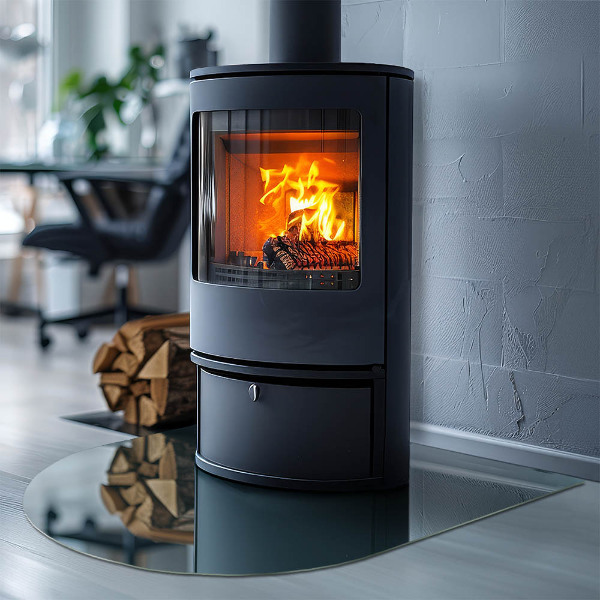 Lápida placa de vidrio para chimenea Color del mar