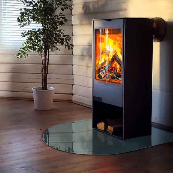 Lápida placa de vidrio para chimenea Color del mar