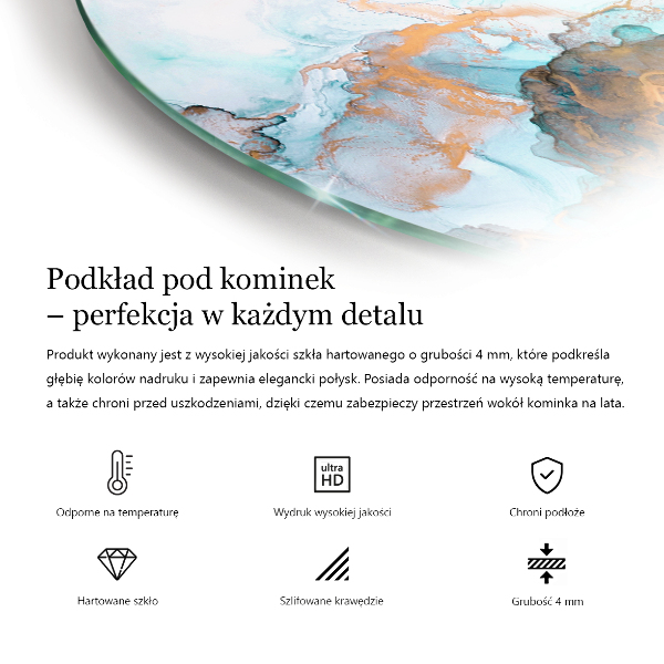 Lápida placa protectora suelo estufa Color beige