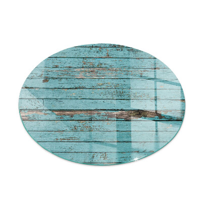 Redonda placa de vidrio para chimenea Tablas de estilo rústico