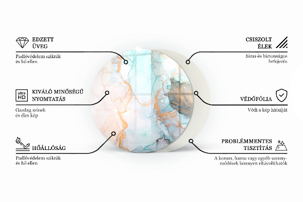 Redonda placa de protección para estufa Textura de óxido en el fondo.