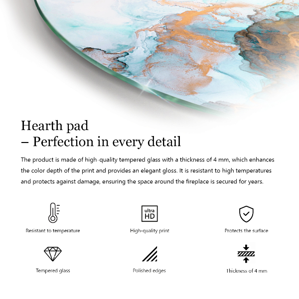 Redonda placa de protección para estufa Color gris