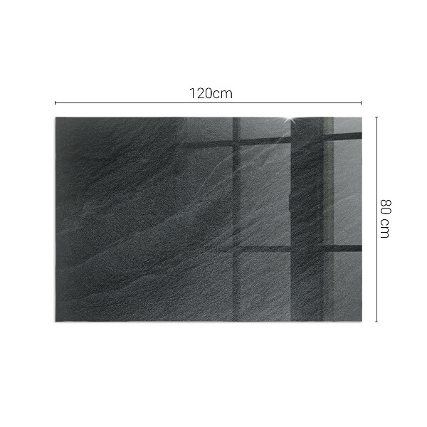Rectangulare protector suelo para estufa de leña Textura de piedra natural