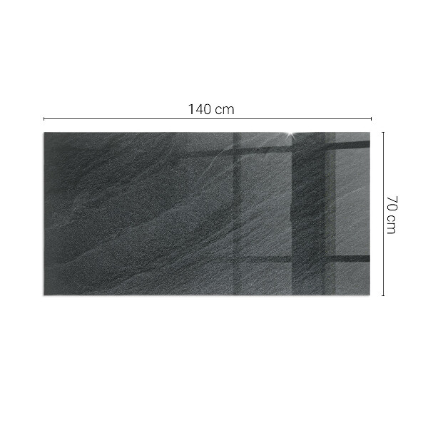 Rectangulare protector suelo para estufa de leña Textura de piedra natural