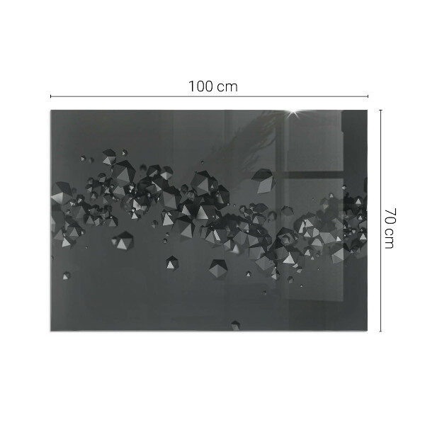 Rectangulare protector de suelo para estufa Nube abstracta de sólidos
