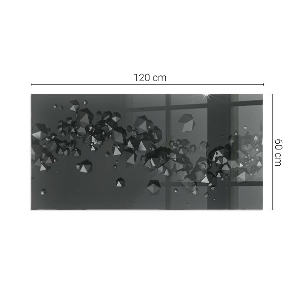Rectangulare protector de suelo para estufa Nube abstracta de sólidos