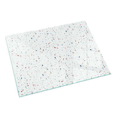 Rectangulare protector suelo para estufa de leña Patrón con formas pequeñas