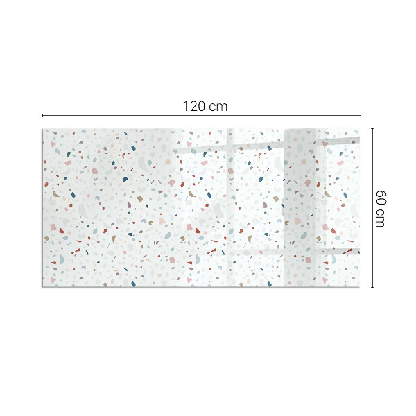 Rectangulare protector suelo para estufa de leña Patrón con formas pequeñas