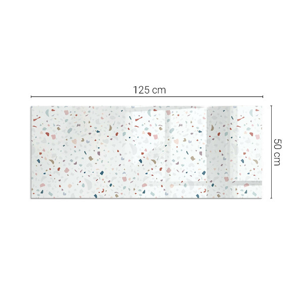 Rectangulare protector suelo para estufa de leña Patrón con formas pequeñas