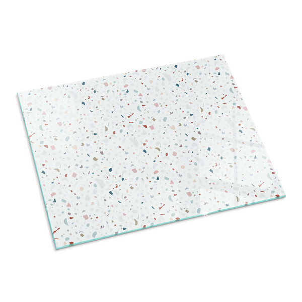 Rectangulare protector suelo para estufa de leña Patrón con formas pequeñas