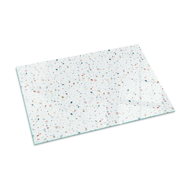 Rectangulare protector suelo para estufa de leña Patrón con formas pequeñas