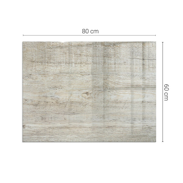 Rectangulare placa protección suelo estufa Textura de madera clara