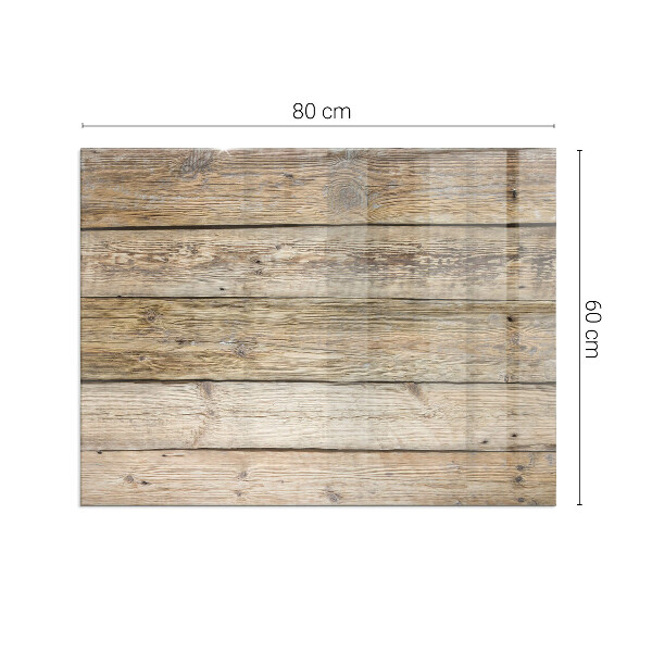 Rectangulare protector de suelo para estufa Tablero de madera en el diseño