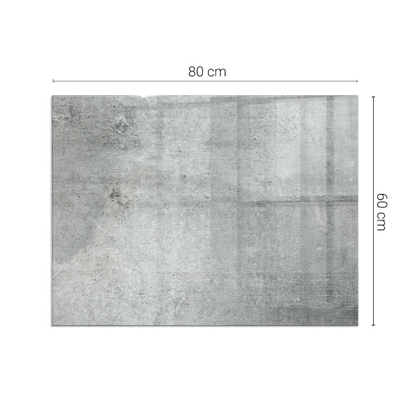 Rectangulare protector suelo para estufa de leña Textura de hormigón crudo