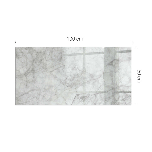 Rectangulare protector suelo para estufa de leña Patrón de estructura de mármol