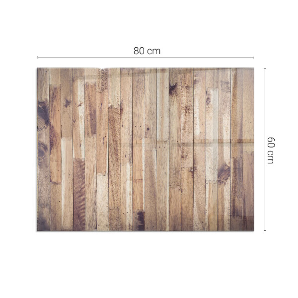 Rectangulare protector suelo para estufa de leña Tablero de madera en el diseño