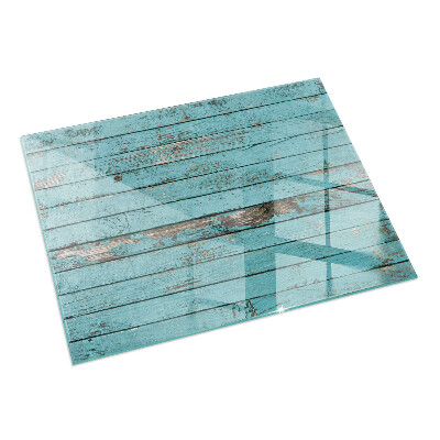 Rectangulare protector suelo para estufa de leña Tablas de estilo rústico