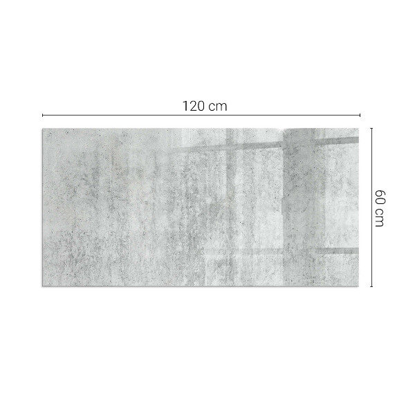 Rectangulare placa protección suelo estufa Textura de hormigón crudo