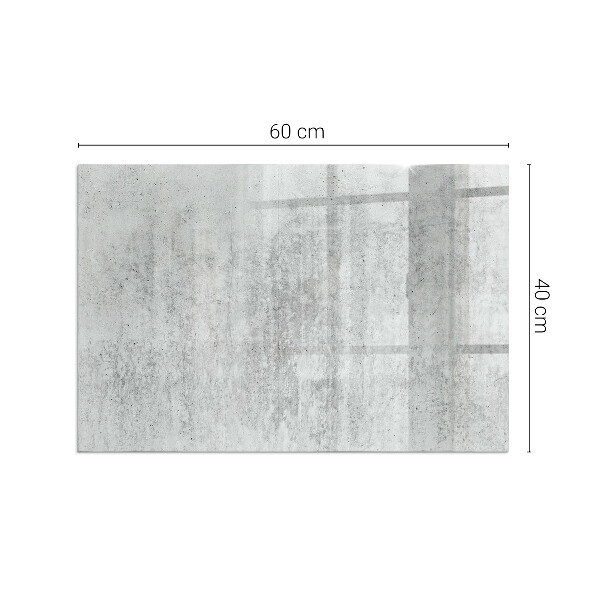 Rectangulare placa protección suelo estufa Textura de hormigón crudo