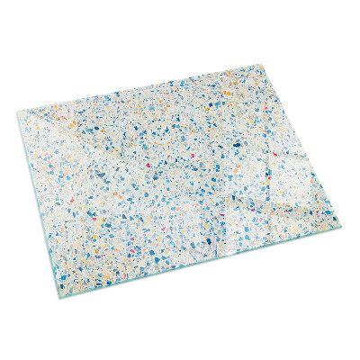 Rectangulare protector suelo para estufa de leña Patrón de textura abstracta