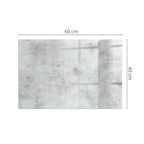 Rectangulare protector suelo para estufa de leña Textura de hormigón crudo
