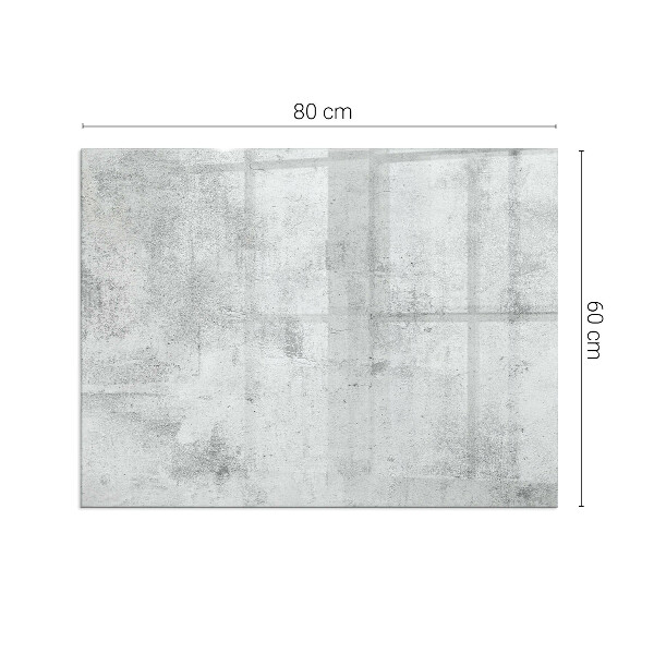 Rectangulare protector suelo para estufa de leña Textura de hormigón crudo