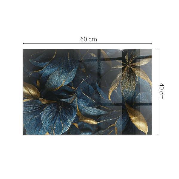 Rectangulare protector de suelo para estufa Hojas elegantes en textura.