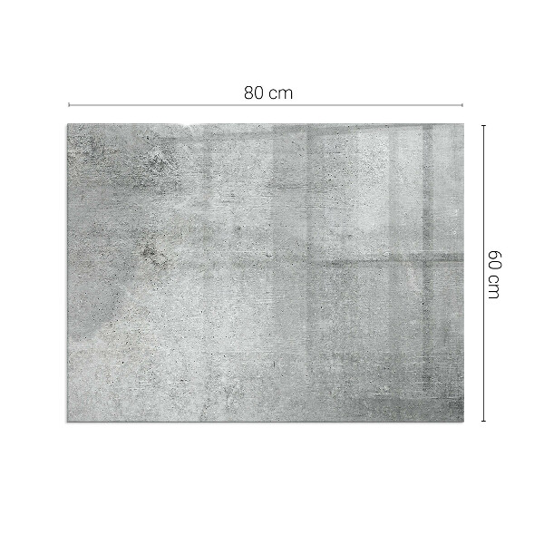 Rectangulare protector de suelo para estufa Textura de hormigón crudo