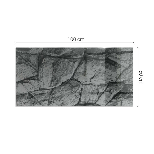 Rectangulare protector de suelo para estufa Patrón de piedra natural