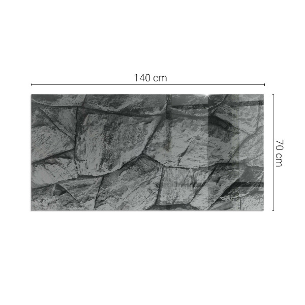 Rectangulare protector de suelo para estufa Patrón de piedra natural