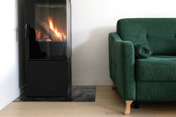 Rectangulare protector de suelo para estufa Patrón de piedra natural