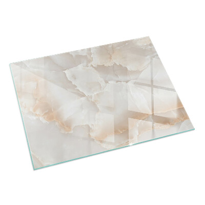 Rectangulare protector suelo para estufa de leña Patrón de piedra natural