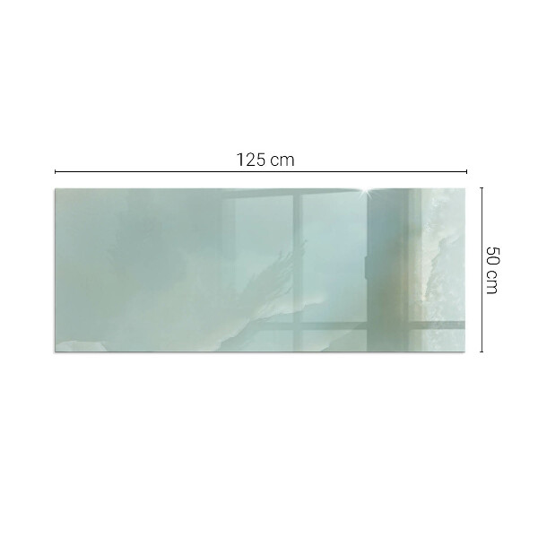 Rectangulare placa protección suelo estufa Delicado patrón de mármol