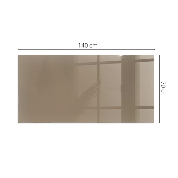 Rectangulare protector suelo para estufa de leña Color marrón